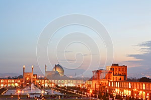 Night view of Esfahan, Iran