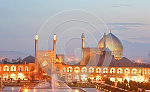 Night view of Esfahan, Iran