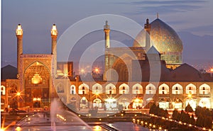 Night view of Esfahan, Iran