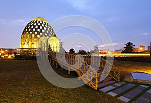 Night view of forest park in chiayi