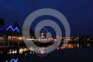 Night view of Fremantle, Western Australia