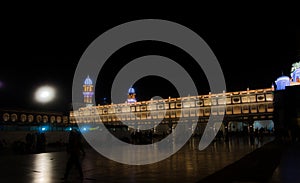 Night View The Harmindar Sahib, also known as Golden Temple Amritsar