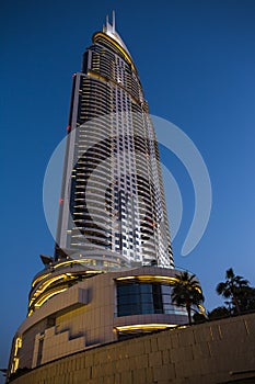 Night view of Hotel The Address