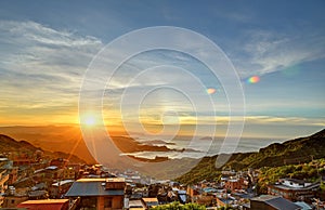 The Night view of Jiufen