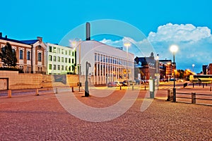 Night view of Katajanokka, Helsinki