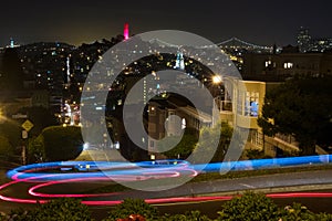 Night View from Lombard Street