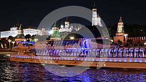 Night view of Moscow Kremlin