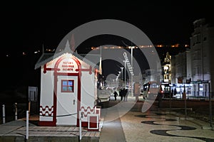 Night view of NazarÃÂ© - Portugal