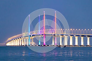 Night View of 2nd Penang Bridge, George Town Penang photo