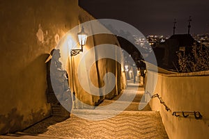 Night view of old town of prague