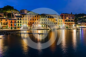 Night view of San Michele di Pagana