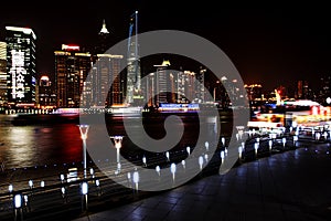 Night view in shanghai bund