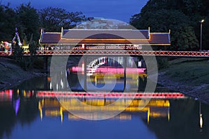 Night view in Siem Reap photo