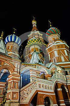 Night view of St. Basil Cathedral
