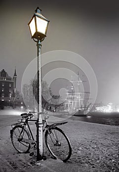 Night view in Stockholm