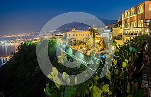 Night view from Taormina