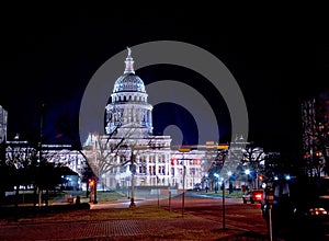 The Night View of Texas State Capitol photo