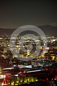 Night view of Toji Temple, Kyoto