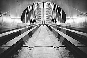 Night view of Troja bridge, Prague