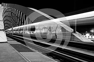 Night view of Troja bridge, Prague