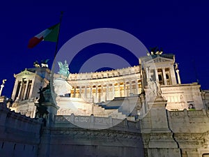 Night view of Vittoriano