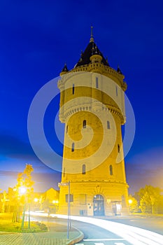 Night view of Water Castle, Drobeta Turnu-Severin