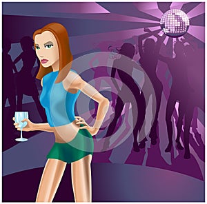 Nightclub woman