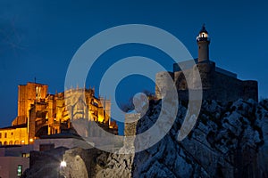 Nightfall in Castro Urdiales