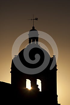Nightfall in the church of Santisima Trinidad del Arrabal photo