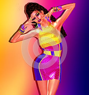 Nightlife, clubbing and dance artwork