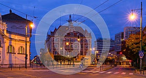 Nightlife of Szeged streets
