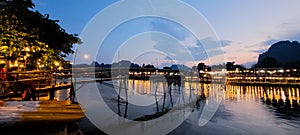 Nightlife at Vangviang