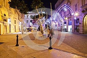 Nightly life in Valetta