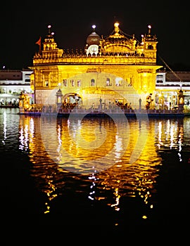 Nightly view of Golden Temple