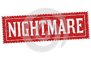 Nightmare sign or stamp