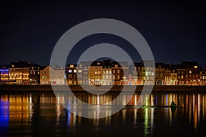 Nightphotography in Maastricht in The Netherlands