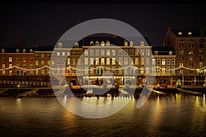 Nightphotography in Maastricht in The Netherlands photo