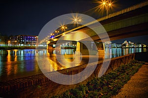 Nightphotography in Maastricht in The Netherlands photo