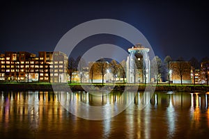 Nightphotography in Maastricht in The Netherlands photo