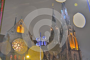 Nightscene , beautiful church photo