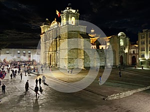 Oaxaca Cathedral at Night