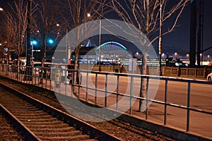 Nighttime on Seattles Waterfront, Seattle, Washing