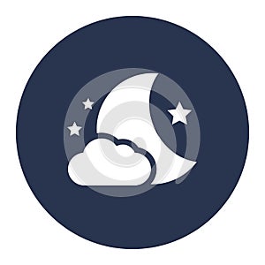 Nighttime vector icon