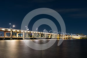 Nightview of Banpo Bridge