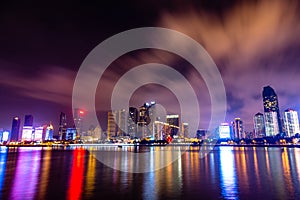 Nightview of Qingdao Skyline