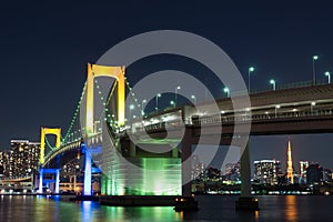 Nightview of Rainbow Bridge