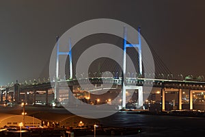 Nightview of Yokohama Bay Bridge