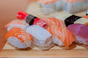 Nigiri kind sushi photo