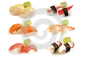 Nigiri Pair of Sushi Composition