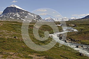 Nijak Mountain in Sarek National Park